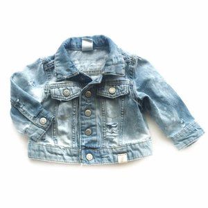 Denim Jacket distressed for babies 5T US